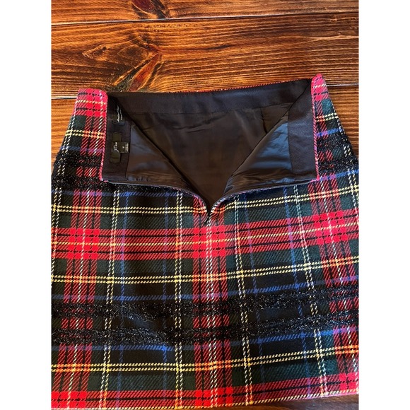 J. Crew Red and Black Plaid Mini Skirt - Picture 7 of 7